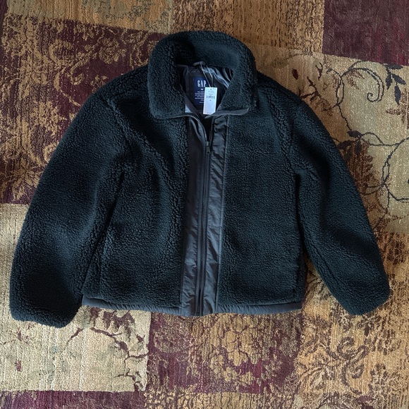 Gap womens sherpa zip up jacket - Picture 1 of 6